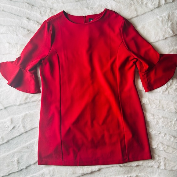 Flared Red Dress - Picture 2 of 6